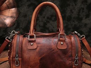 Leather Handbags Retro